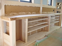 無垢杉の下駄箱