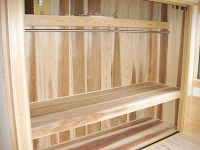 無垢杉のクローゼット